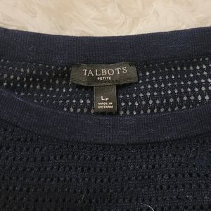 Talbots mesh t shirt.